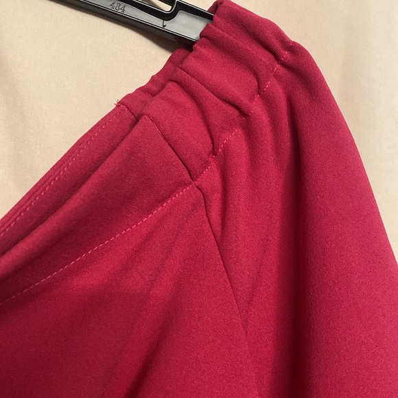 CeCe Off Shoulders Mini Dress, Size 10 Color Hot Pink - Picture 4 of 9